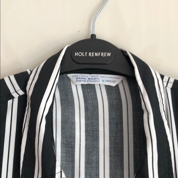Zara Basic Striped Shirt Dress - Picture 5 of 5
